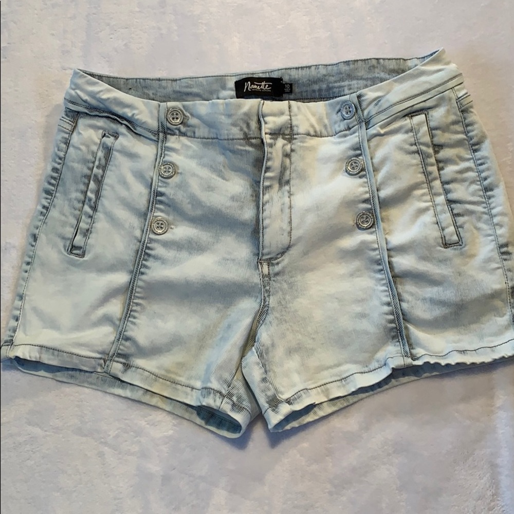 Nanette Lepore Distress Sailor Shorts. Sz. 10